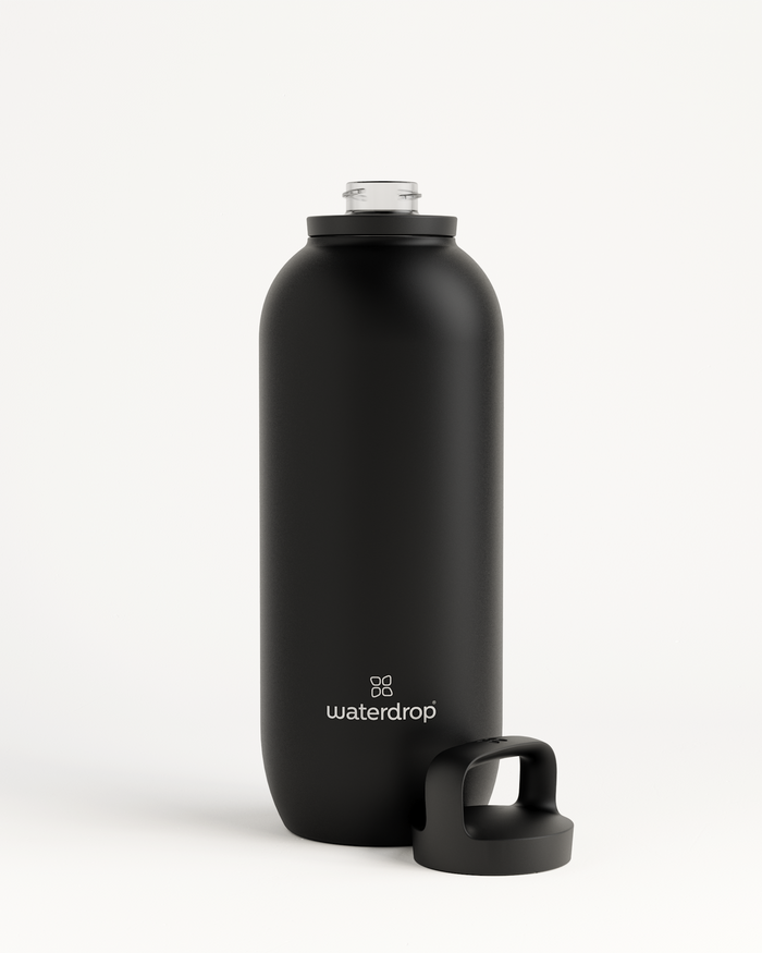 All-Purpose Thermo · Spout Lid: A double-walled stainless steel bottle designed to keep drinks ice-cold for 24 hours, featuring an extra-large opening and Spout Lid.