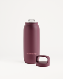 All-Purpose Thermo · Spout Lid, purple water bottle.